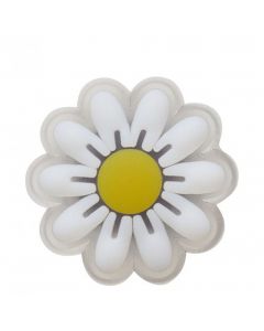 Translucent Daisy Jibbitz White