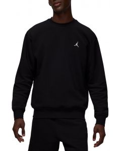  Brooklyn Fleece Crew-Neck Sweatshirt Black/White