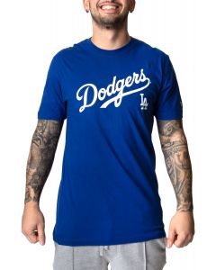 Pro Standard Mens Dodgers Chrome T-Shirt - Blue/White Size M
