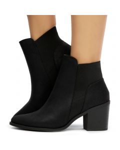 Edith-S Ankle Booties Black