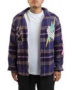 Festival Flannel  Purple