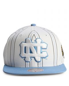 NCAA North Carolina Tar Heels Pinstripe Snapback  White