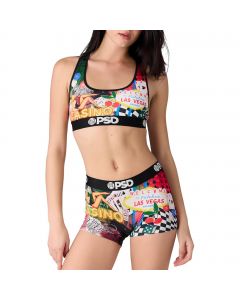 Playboy Gamble Sports Bra  Multi