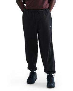 Solo Swoosh Cuffed Fleece Pants Black/Black/White