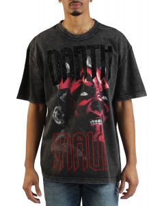 Darth Maul Menace T-Shirt  Washed Black