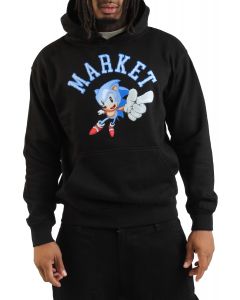 Market X Sonic NO 1 Hoodie  Black
