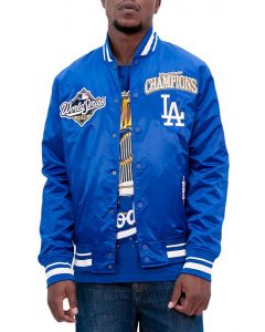 MLB LOS ANGELES DODGERS MLB WORLD SERIES 2025 PRO SATIN JACKET  Dodger Blue