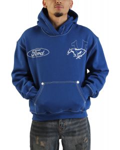 Ford Big T Cinched Hoodie  Ford Blue