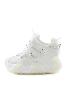 Carambola-01 Platform Sneaker White Pat-Pu