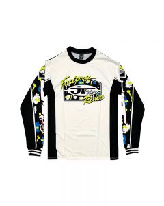 Bad Bones Jersey - Black and Lime Black