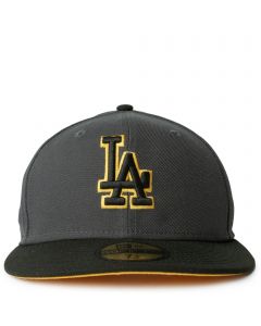 Shop New Era 59Fifty Los Angeles Dodgers Basic Fitted Hat 11591148 red