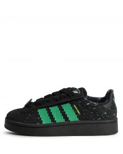  Pre-School Minecraft Campus 00s Comfort Closure Elastic Lace Core Black / Semi Court Green / Semi Solar Green