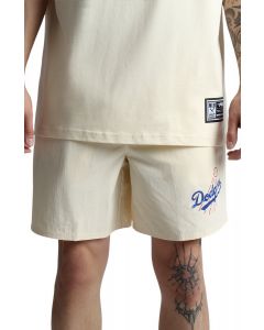 MLB  Los Angeles Dodgers Heritage Collection Vintage Woven Shorts Cream