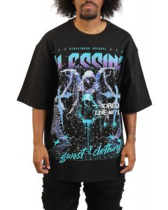 Blessings Rhinestone T-Shirt  Black