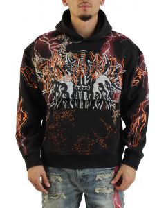 Paradise Lightning Hoodie  Black