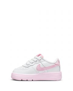 Toddler Nike Force 1 White/Pink Foam- Elemental Pink