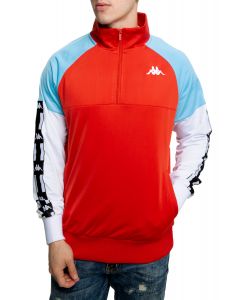 Authentic La Baswer Pullover Red Blaze/Turquoise/White