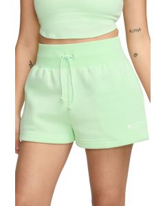 Sportswear Phoenix Fleece High-Waisted Loose Shorts Vapor Green/Sail