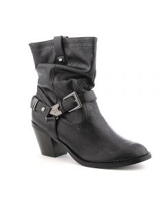 Low-Heel Ankle Boot B-HW1847 Black