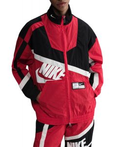  Oversized Woven Jacket UNIVERSITY RED/BLACK/SAIL/SAIL