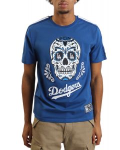 MLB Los Angeles Dodgers Sugar Skull T-Shirt  Dodger Blue