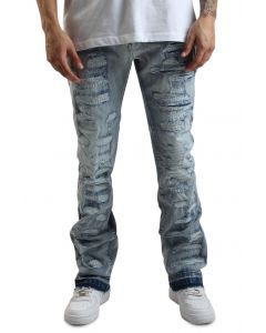 SMOKE RISE Graham Ripped Jeans JP25106SK-GRM - Shiekh