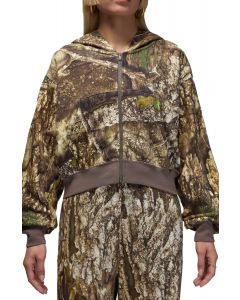  Brooklyn Fleece  Realtree Mod Crop Full-Zip Hoodie Sail/Sail