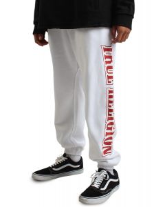 Exaggerated Icon Jogger White