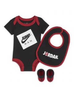 Jumpman Classics Baby 3-Piece Box Set Gym Red/Black-White