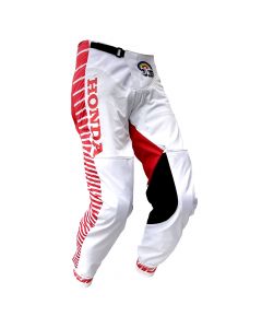 JT Racing Honda Team USA 1981 Flo-Form Pants: White White