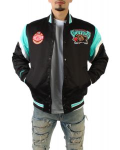 Vancouver Grizzlies Satin Jacket  Black