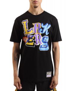 NBA Los Angeles Lakers Hyper Type T-Shirt  Black