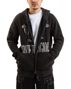 TRUE RELIGION Studded Horseshoe Hoodie 108815-1001 - Shiekh - フラワー・リース