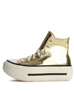 All Star High Top Lift Double Stack Platform Gold
