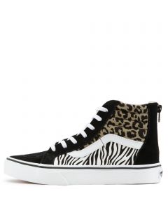 (GS) Sk8-Hi Zip Leopard/Zebra