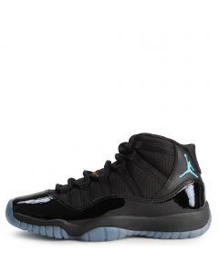 Grade-School Air Jordan 11 Retro "Gamma Black/Gamma Blue-Black-Varsity Maize