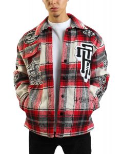 FIRST ROW All Star Plaid Jacket FRJ2062-WBK - Shiekh