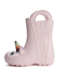 Kids Handle It Rain Boot  Pink Milk