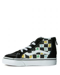 Sk8-Hi Melted Check Black/Multi-Color