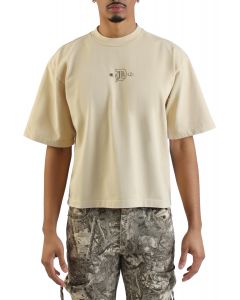 Illusions Cropped T-Shirt  Khaki