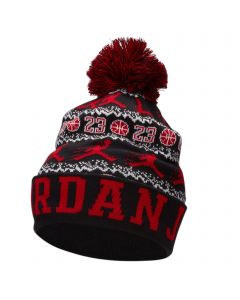 Jordan Peak Beanie  Black/Gym Red/Sail