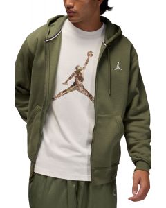 Brooklyn Fleece Full-zip Hoodie Medium Olive/Sail
