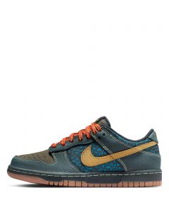 Grade-School Nike Dunk Low BG Seaweed/Ochre-Cargo Khaki-Green Abyss