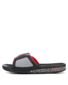 MEN'S JORDAN HYDRO III RETRO BLACK/UNIVERSITY RED/CEMENT GREY