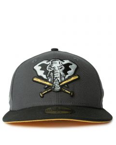 NEW ERA CAPS Tampa Bay Rays Black Gray 59Fifty Fitted Hat