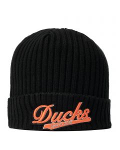 Anaheim Ducks Script Beanie Black