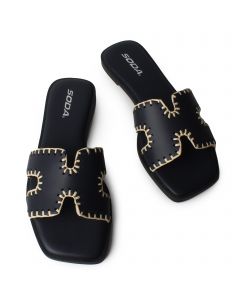 Finity-S Flat Sandal  Navy