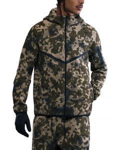 Tech Full-Zip Fleece Camo Windrunner Jacket Neutral Olive/Black