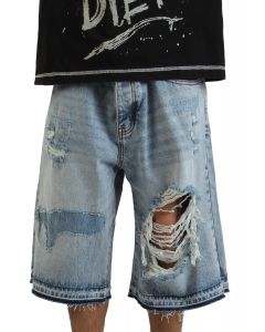 Repair Denim Short Indigo