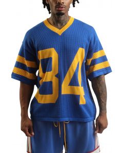 Knit Jersey  Blue/Yellow
